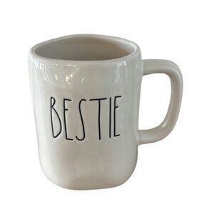 Rae Dunn Mug Bestie Friend Farmhouse Style Minimalist Design Rustic Decor Coffee